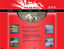 Tablet Screenshot of polarwild.fi
